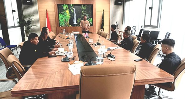 Peserta pembinaan etika profesi Satpam